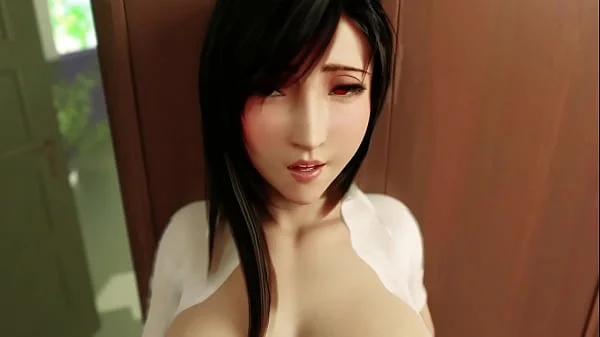 3D Hentai Tifa Lockhart Creampied Fucked In The Office To Get Job Final Fantasy 7 Remake Uncensored