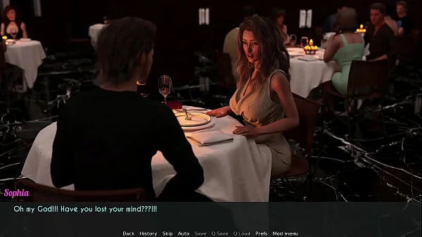 A Wife And StepMother (AWAM) #11 - Dinner  with Bennett - Porn games, Adult games, 3d game