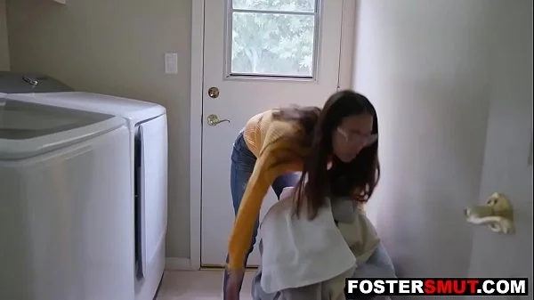 Teen stepdaughter threesome fucked by foster parents